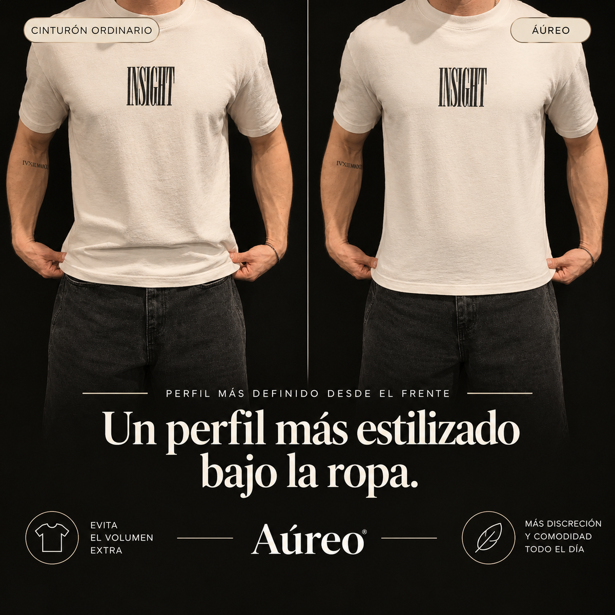 Aúreo® Cinturón sin hebilla